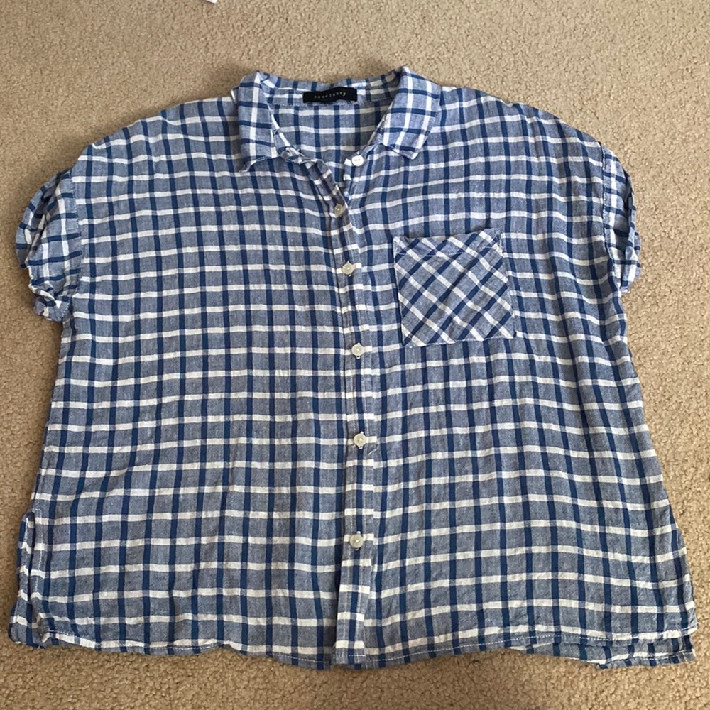 Sanctuary button up box top